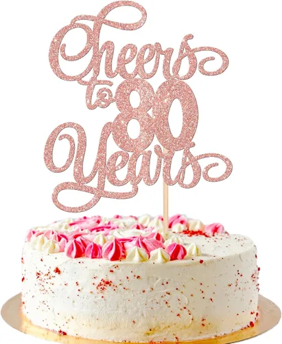 Vista 9 de 1 pieza de decoración para tartas de 40 años con purpurina para pastel de 40 años, 40 años, decoración fabulosa para tartas de cumpleaños de 40 Negro