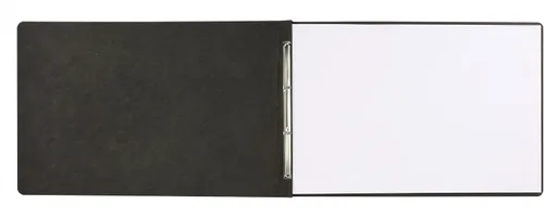 Vista 7 de Oxford Pressboard Cubierta de informe de 11" x 17", capacidad de 3", con bisagra lateral reforzada con cinta, tamaño tabloide, negro (13206)