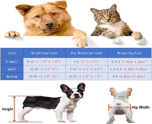 Vista 6 de Silla de ruedas para perros y gatos y cachorros para patas traseras, pequeño asistente de movilidad ajustable para mascotas para extremidades