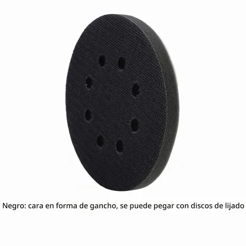 Vista 2 de IPELY Paquete de 2 almohadillas de espuma de 5 pulgadas con 8 agujeros para interfaz de espuma Surfprep para pulidor (paquete de 2)