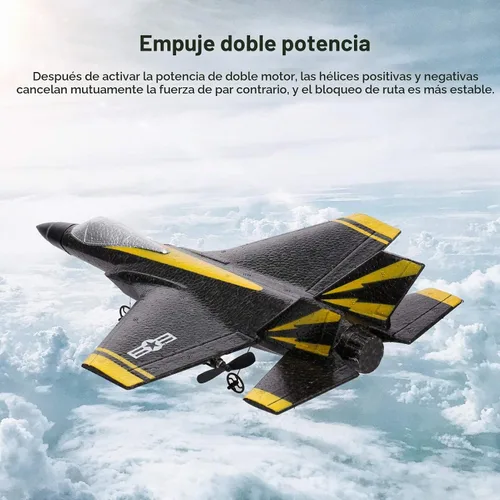 Vista 6 de GoolRC Avión RC FX635, avión RC de 2 canales, avión de control remoto de 2.4 GHz, planeador de espuma listo para volar con giroscopio de 3 ejes