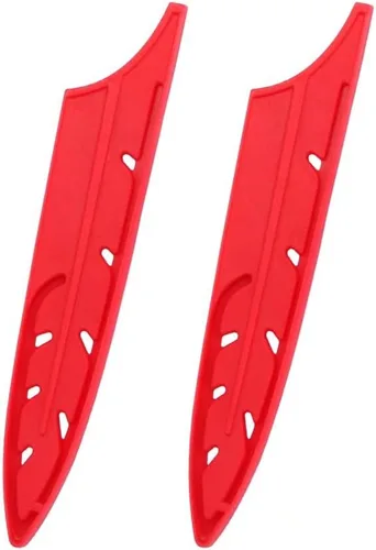 Vista 33 de XYJ Juego de 2 fundas para cuchillos de seguridad, protector de bordes de cuchillos, funda universal para cuchillos, pelado, funda de cuchillo