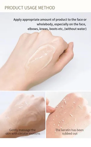 Vista 2 de Gel exfoliante naranja para cara y cuerpo, exfoliante de gel de limpieza, limpieza profunda de poros, elimina puntos negros, humecta, limpieza