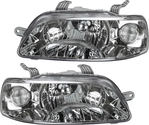 Vista 10 de Conjunto de faros delanteros compatible con Chevrolet Aveo 2004 2005 2006 Sedan Hatchback Aveo5 2007 2008 Hatchback izquierdo/lado del conductor