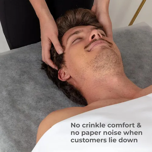 Vista 6 de Funda Desechable para Cama de Masaje - Material Desechable No Tejido - Ideal para Spa, Mesa de Masaje, Tatuaje, Mesa de Depilación con Cera