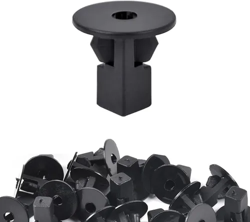 Vista 9 de OTUAYAUTO 50 clips de sujeción de parachoques para guardabarros, OEM # 52161-02020 clips automotrices de nailon tipo empuje de 0.316 pulgadas