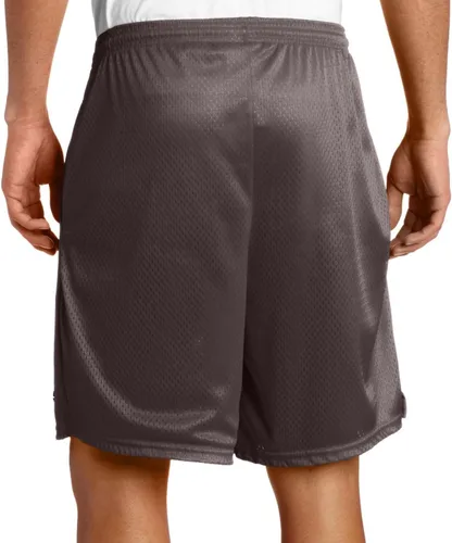Vista 2 de Champion - Pantalones cortos largos de malla con bolsillos para hombre