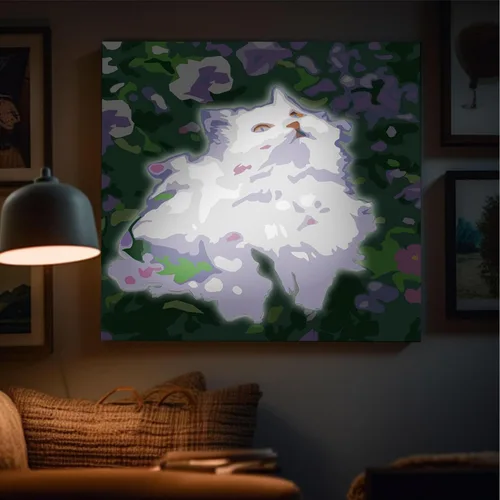 Vista 2 de Pintura por números para niños de 8 a 12 años - Juego de pintura acrílica, pintura por números, brilla en la oscuridad, manualidades DIY, incluye 3