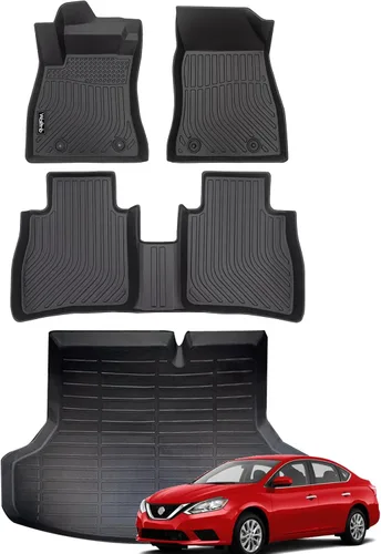 Vista 152 de Tapetes de piso para todo clima y forro de carga con respaldo para Chevrolet Suburban de 7 asientos 2021-2025 / GMC Yukon XL de 7 asientos