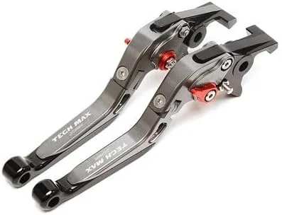 Vista 9 de QQLADY Z Handle Clutch Brake Lever for Yamaha XMAX300 125TechMax X-MAX 300 125 2020-2022 X (Color : Black Glod)