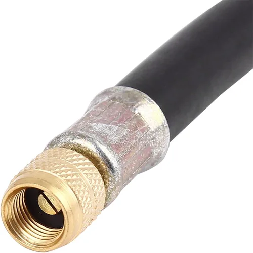 Vista 6 de X AUTOHAUX Adaptador de válvula de neumático de extensión flexible de 5.512 in para camión autobús RV coche valve stem adapter, air chuck adapter