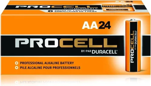 Vista 2 de Paquete de 24 pilas AA Duracell Procell PC1500BKD09, AA, Anaranjado y negro, 1
