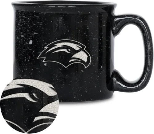 Vista 129 de Rico Industries NCAA Speckle 12oz Laser Engraved Campfire Mug