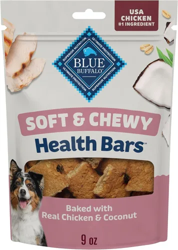Vista 12 de Blue Buffalo Health Bars Golosinas suaves y masticables de pollo y manzanas