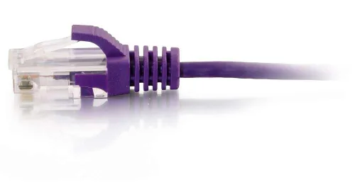 Vista 108 de C2G/Cables to Go 29002 Cables de Red Cat6 Sin Enganches Sin Blindaje (UTP), Paquete de 25, Azul (3 Pies, 0.91 Metros)