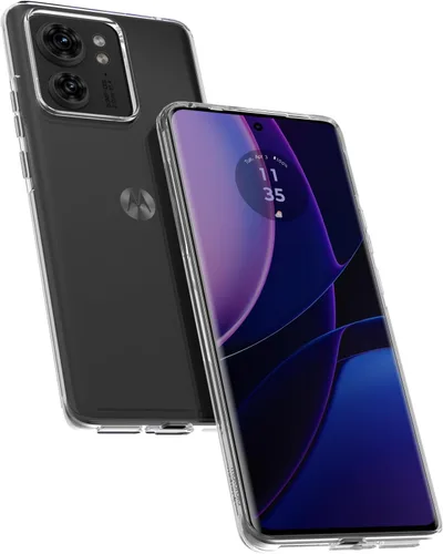 Vista 3 de Motorola Edge (2023) Funda protectora híbrida transparente - Ajuste de precisión, elegante funda para teléfono con absorción de golpes