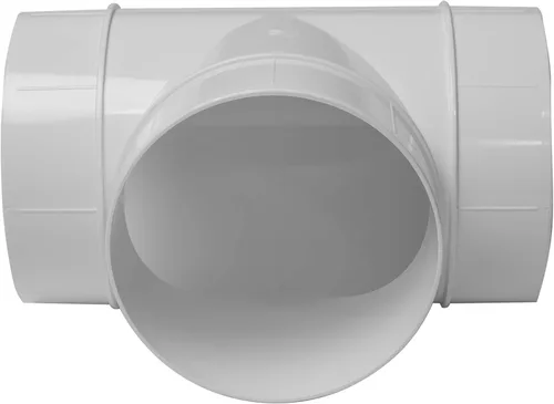 Vista 7 de Vent Systems Conector de conducto de 4 pulgadas, adaptador de manguera de 3 vías/divisor para manguera, conector de tubería redonda en forma de T