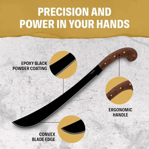 Vista 4 de Condor Tool & Knife Survival Machete with Walnut Handle