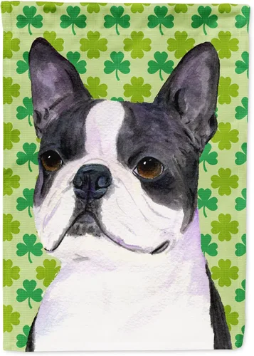 Vista 52 de Caroline's Treasures SS4442GF Affenpinscher Bandera de jardín con retrato de trébol del día de San Patricio para buzón, bandera decorativa