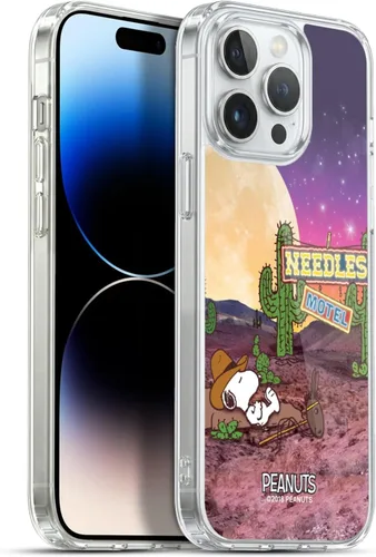 Vista 158 de Head Case Designs Funda de gel con licencia oficial de Peanuts Nebula Cactus Needles Snoopy Space Cowboy [protección de grado militar] compatible