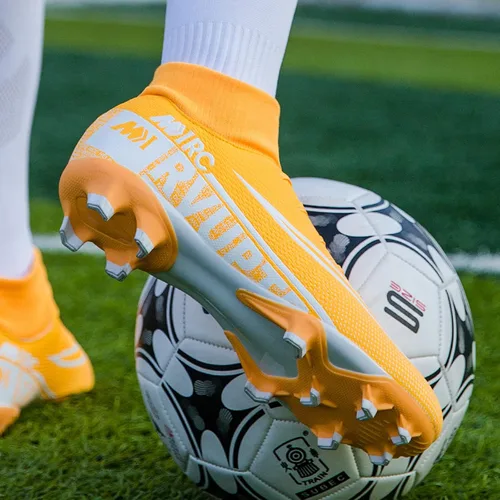 Vista 4 de Zquaus Tacos de fútbol para hombre zapatos de fútbol atléticos para caminar tacos Ag para entrenamiento al aire libre