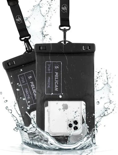 Vista 12 de Pelican Marine - Bolsa impermeable para teléfono IP68 con bolsillo de almacenamiento (grande) - Estuche impermeable flotante para teléfono