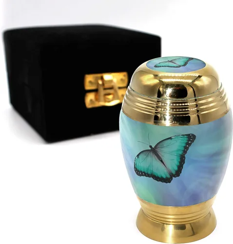 Vista 43 de Urnas de Cremación Conmemorativas para Cenizas Humanas de Adultas Femeninas - Urnas Personalizadas y Decorativas - Urnas Bellamente Hechas a Mano