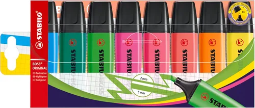 Vista 15 de STABILO Resaltador BOSS ORIGINAL - Pack de 4 - Verde