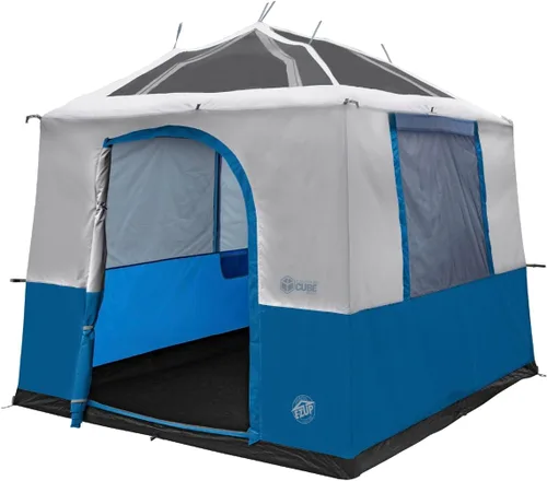 Vista 13 de E-Z UP Camping Cube Sport, convierte el toldo de patas en ángulo de 10 pies en tienda de campaña