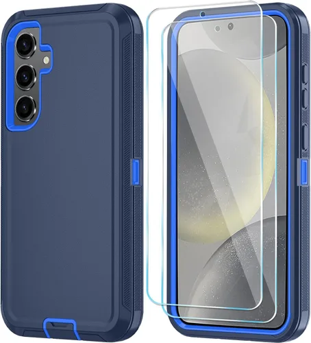 Vista 13 de ONOLA Funda para Samsung Galaxy S24+ / Funda S24 Plus con protector de pantalla HD [No es compatible con S24 / S24 Ultra], Funda de teléfono Vino