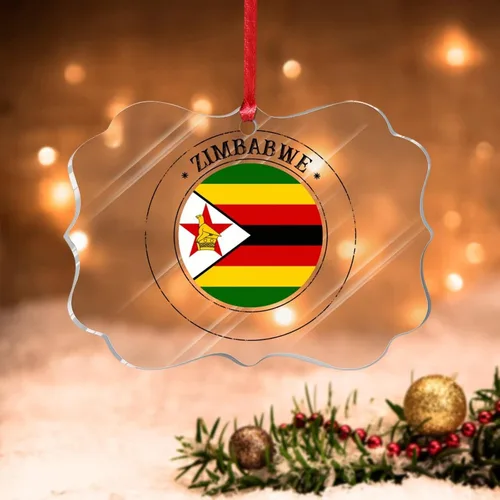 Vista 16 de Bandera de Argelia, adorno para árbol de Navidad, bandera nacional, Argelia, suministros colgantes de Navidad, suministros de fiesta de Navidad