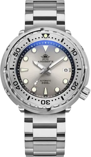 Vista 12 de ADDIESDIVE Relojes de buceo para hombre, reloj de pulsera automático, resistente al agua 300 M, fecha, pantalla analógica, esfera luminiscente 2098