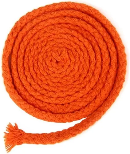 Vista 27 de 5 mm * 295 pies de cuerda de macramé de algodón natural de 8 hebras trenzadas para manualidades de ganchillo, hilo para colgar en la pared y Lgn