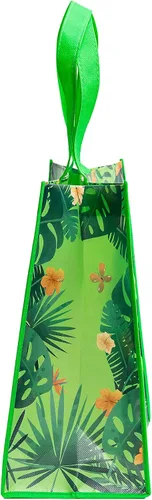Vista 6 de Loveinside Bolsas grandes de regalo recicladas con asas, bolsa de regalo reutilizable para fiestas de cumpleaños para niños, bolsa de compras – 16 x