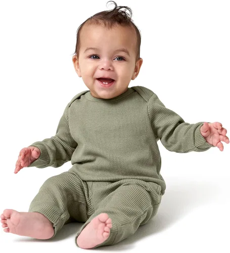 Vista 2 de Gerber Conjunto de camiseta de manga larga de 2 piezas para bebés y niños pequeños
