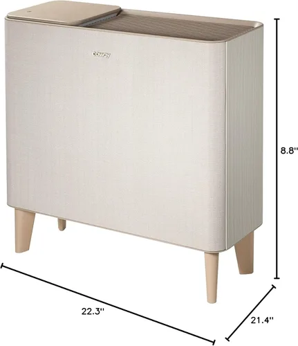 Vista 8 de COWAY Purificadores de aire para el hogar de hasta 1298 pies cuadrados, prefiltro lavable y filtro de partículas para humo, alergias, caspa
