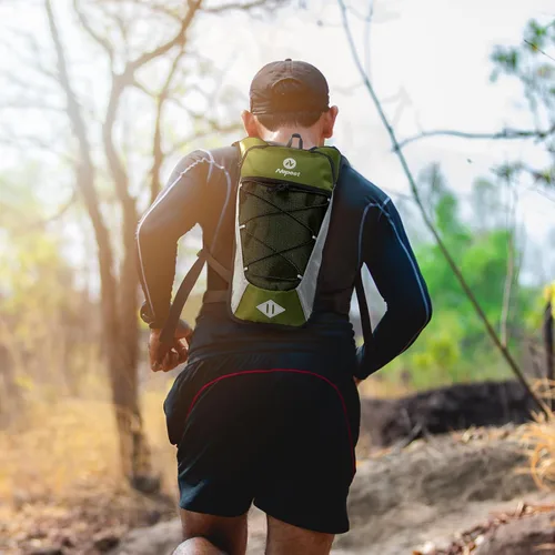 Vista 7 de Nepest Mochila de hidratación con bolsa de agua de 2 L para ciclismo, mochila de agua para senderismo, correr, mochila de hidratación ligera 2L