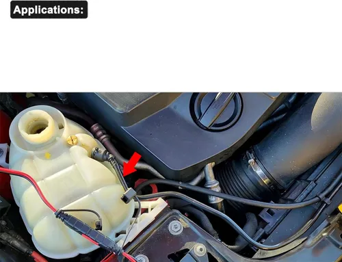 Vista 4 de Manguera superior del radiador a la manguera de ventilación del tanque de expansión 17128570061 para BMW M235i F30 F32 F87 335i 435i M2