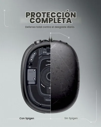 Vista 6 de Spigen Ultra Hybrid Pro para AirPods Max 1 / AirPods Max 2 (2020/2026)
