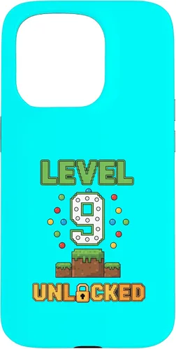 Vista 14 de Birthday Level 9 Unlocked 9th Birthday Gamer Level Up Birthd Case for iPhone 16