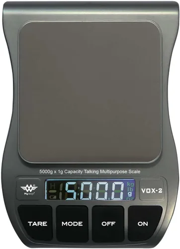 Vista 2 de My Weigh SCMVOXEVOL - Báscula de cocina (176.37 oz por 0.04 oz), color plateado