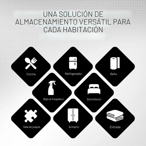 Vista 6 de ClearSpace Contenedores de almacenamiento de plástico transparente