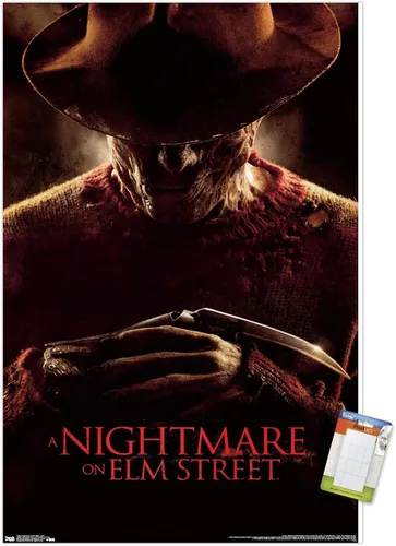Vista 13 de Trends International A Nightmare on Elm Street - 2010 Wall Poster, 22.4L x 14.7W, Barnwood Framed Version