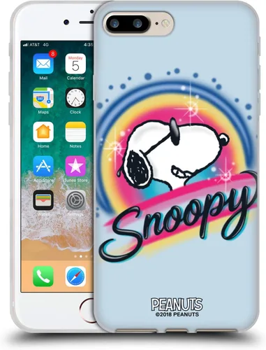 Vista 171 de Head Case Designs Funda de gel con licencia oficial de Peanuts Beach Surf Snoopy Boardwalk Airbrush [protección de grado militar] compatible
