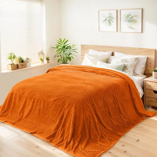 Vista 71 de Vessia - Manta de forro polar de franela (50x70 pulgadas), manta 3D de jacquard negra, esponjosa y cálida para sofá, sillón, cama, silla, 300GSM