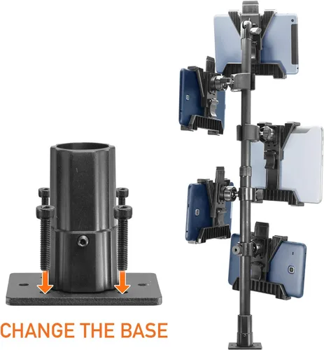 Vista 3 de iBOLT TabDock Tower Five Tablet Clamp Mount 7-10" para aplicaciones de POS y entrega