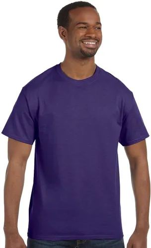 Vista 337 de Gildan Camiseta G500 para hombre Ceniza/baya