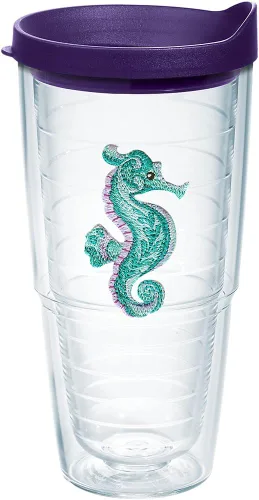 Vista 19 de Vaso surtido de animales tropicales de 16 onzas con tapa, paquete de 4