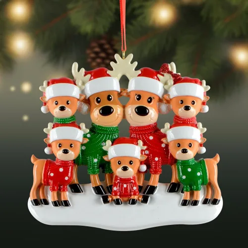 Vista 4 de Adorno personalizado para la primera Navidad del bebé 2025 – Adorno personalizado para bebé niño – Recuerdo de la primera Navidad de niño recién