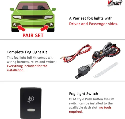 Vista 5 de Faros antiniebla: transparentes (kit de cableado y bisel incluidos) para Toyota Tundra 07-12